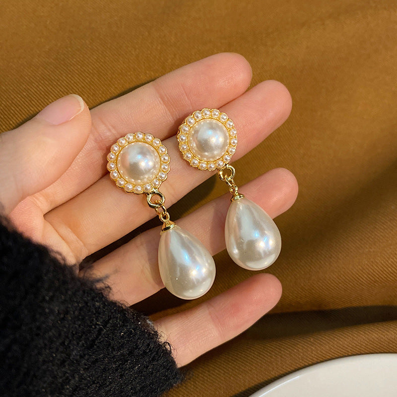 Women's Sterling Sier Needle Elegant Light Luxury Earrings