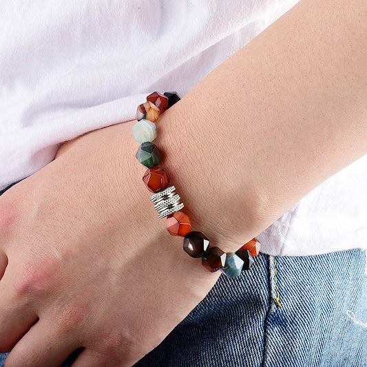 Men's Mixed Agate Fashion Ornament Fine Niche Bracelets