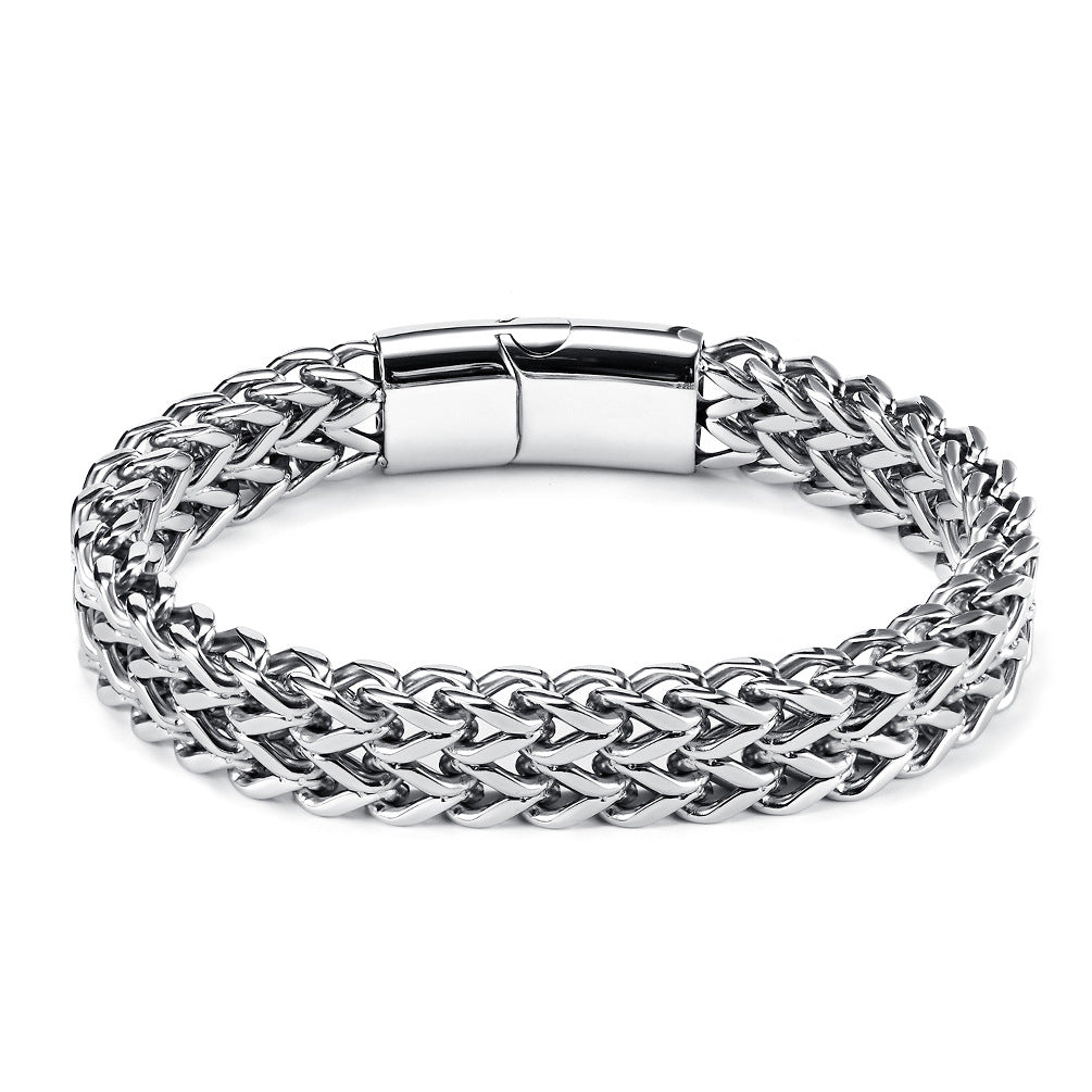 Men's Personality Trend Titanium Steel Ornament Hip Bracelets