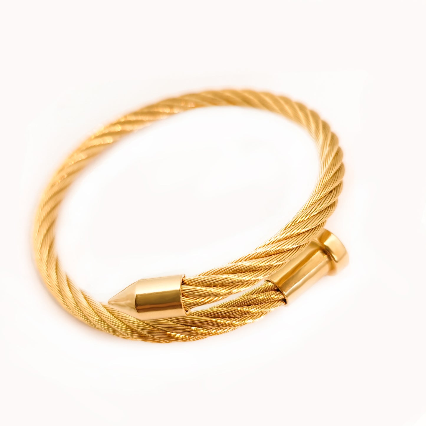 Steel Open Woven Waterproof Elastic Wire Rope Titanium Bracelets