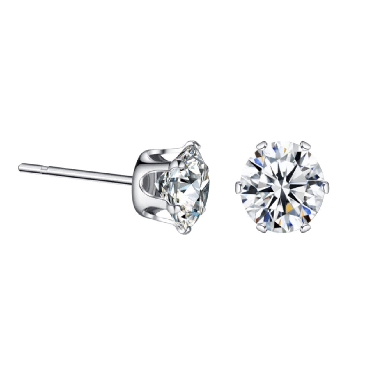 Stylish Charming Zircon Lady Temperament Summer Stud Earrings
