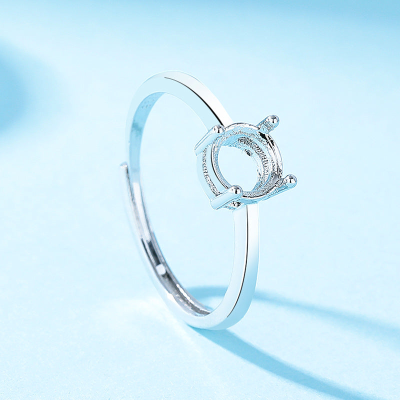 Women's Open Setting Empty Holder Inset More Sizes Imitation Rings