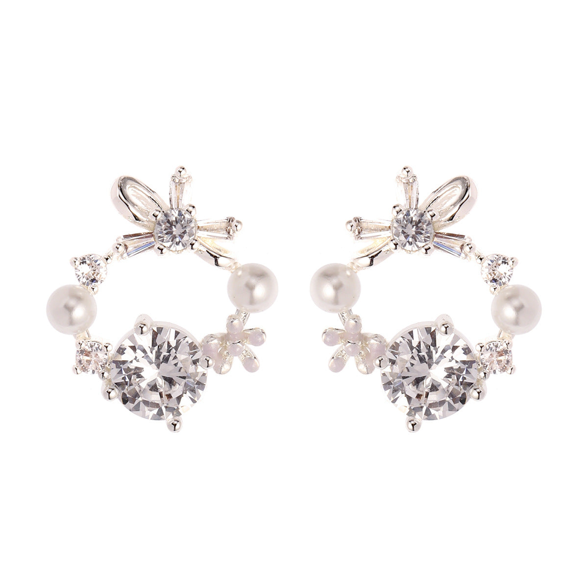 Style Garland Bow Special Interest Light Rings