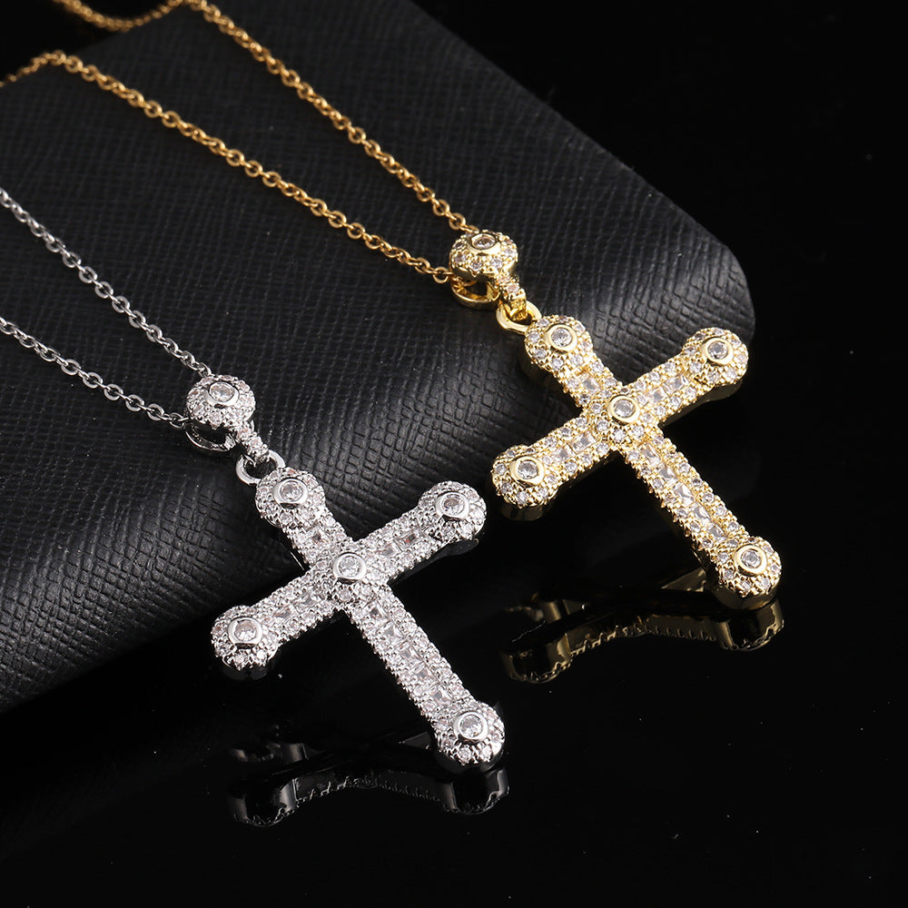 Electroplated Real Gold Micro Inlaid Zirconium Necklaces