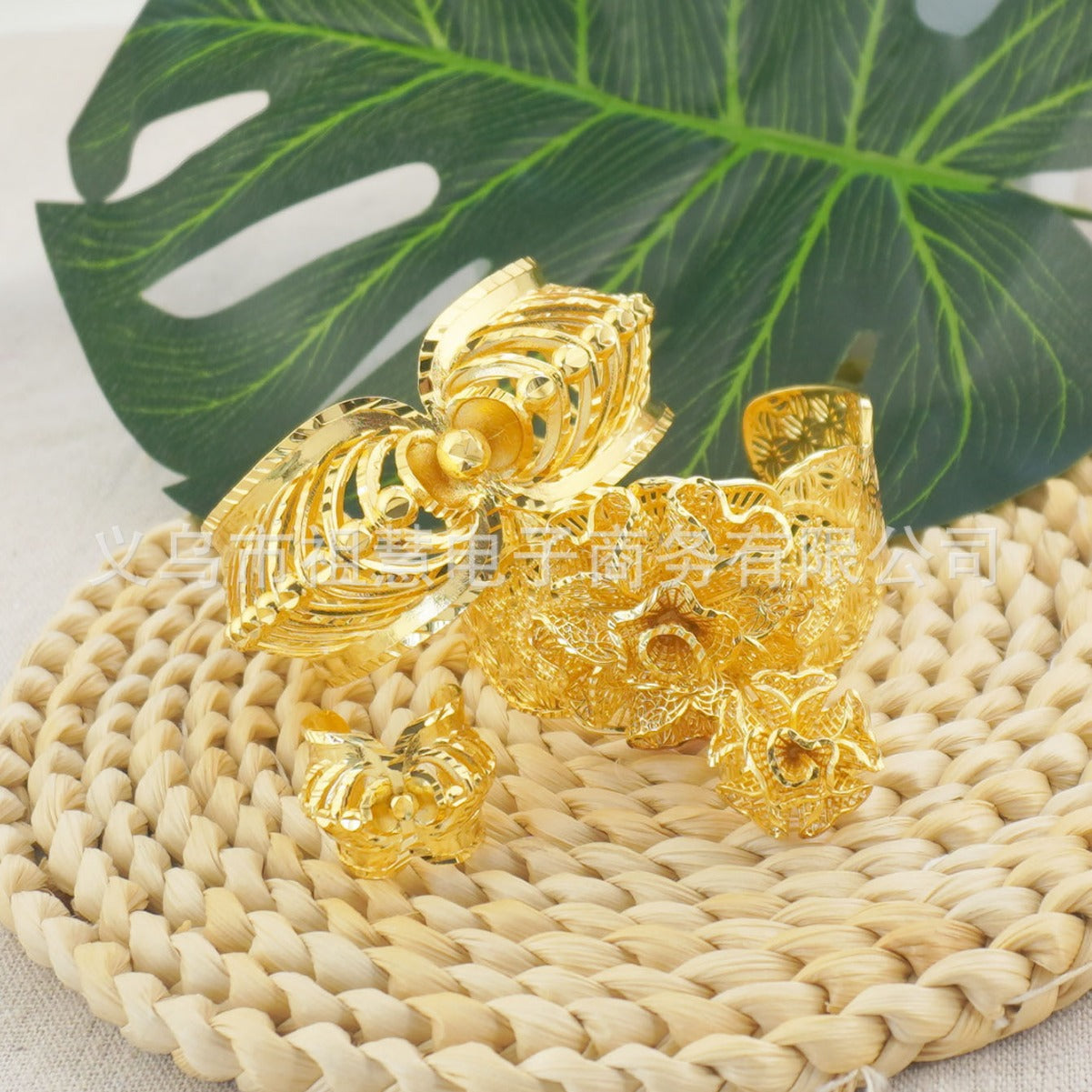 Women's Luxury Wedding Flowers Bridal Gift Bracelet