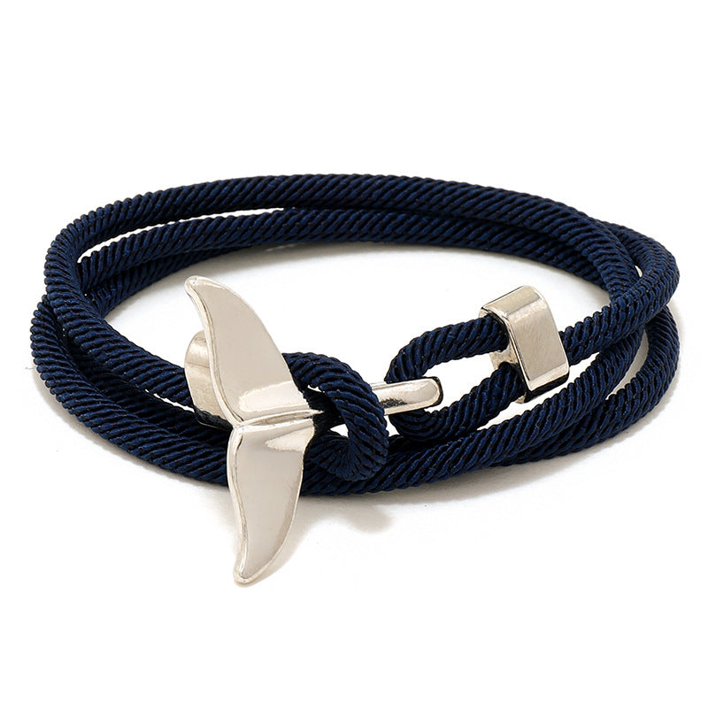 Style Whale Tail Personality Life Paar Armbänder