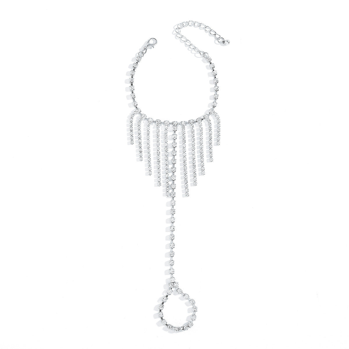 Rhinestone Tassel Niche Temperament Sweet Cool Bracelet