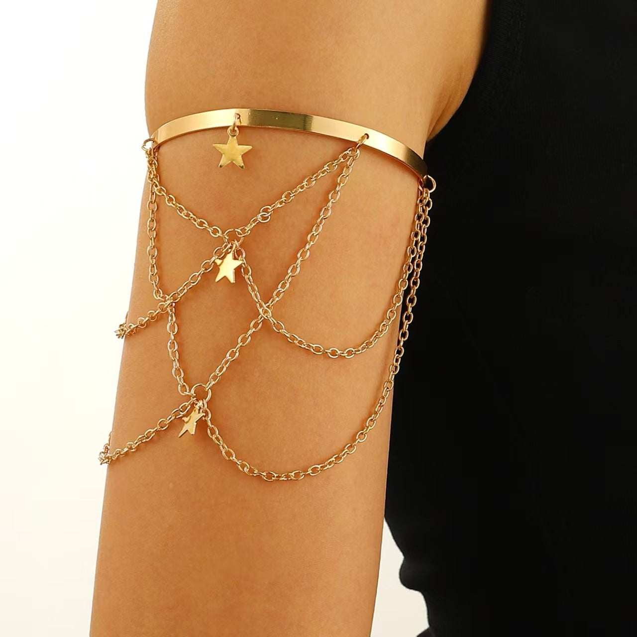 Chain Strip Armband High-grade Exquisite Versatile Opening Bracelets