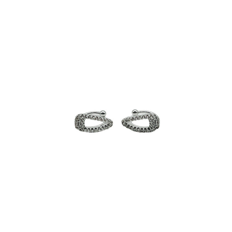 Women's High-grade Micro Inlaid Zircon Earless Trendy Ear Clip
