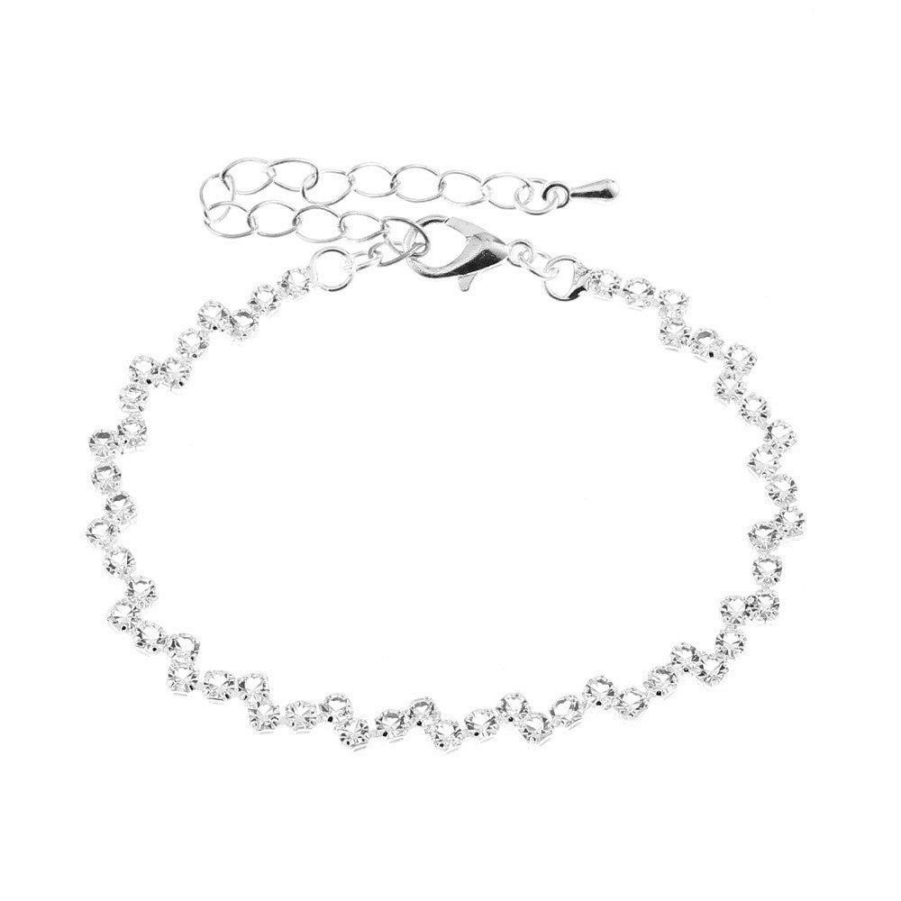 Bright Claw Chain Rhinestone Zircon Ear Jewelry Set