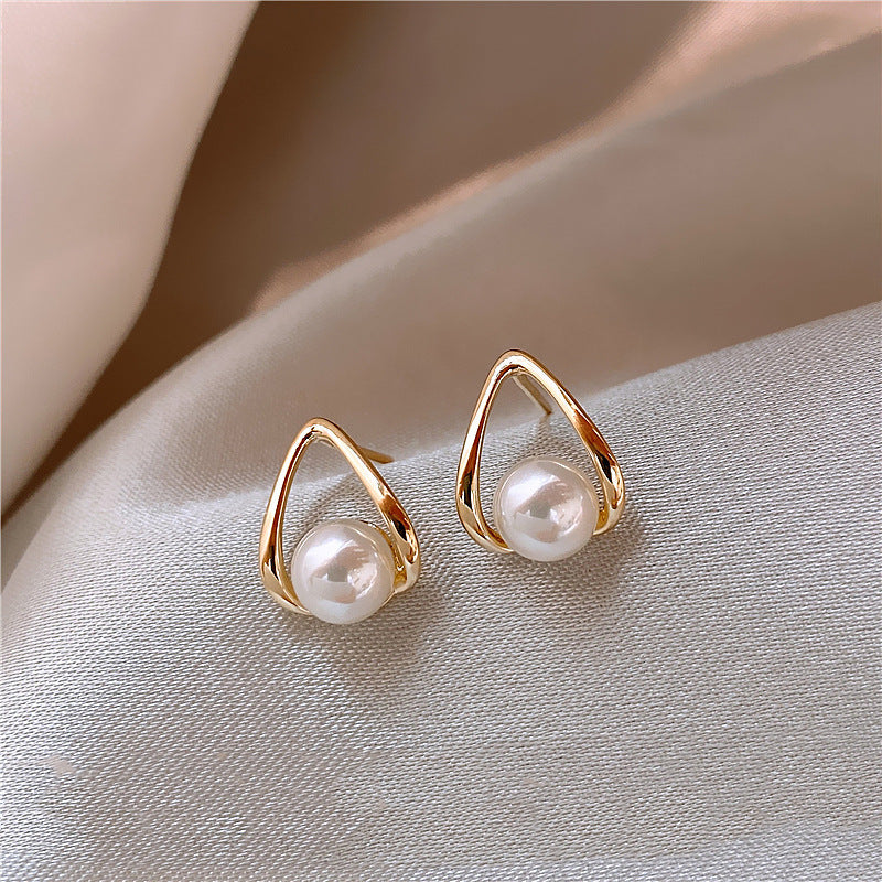 Women's Sterling Sier Needle Elegant Light Luxury Earrings