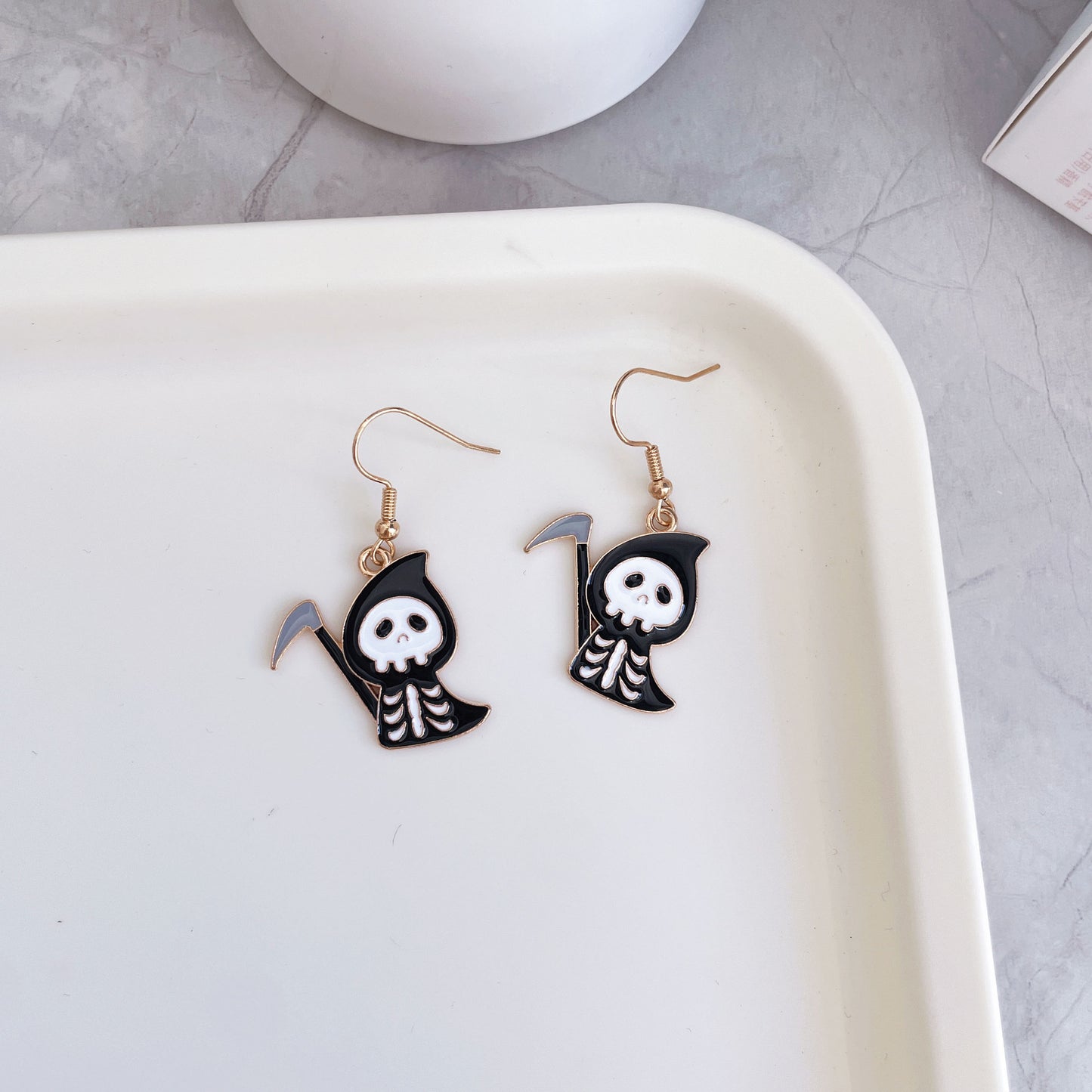 Halloween Pumpkin Skull Personality Cartoon Ghost Earrings