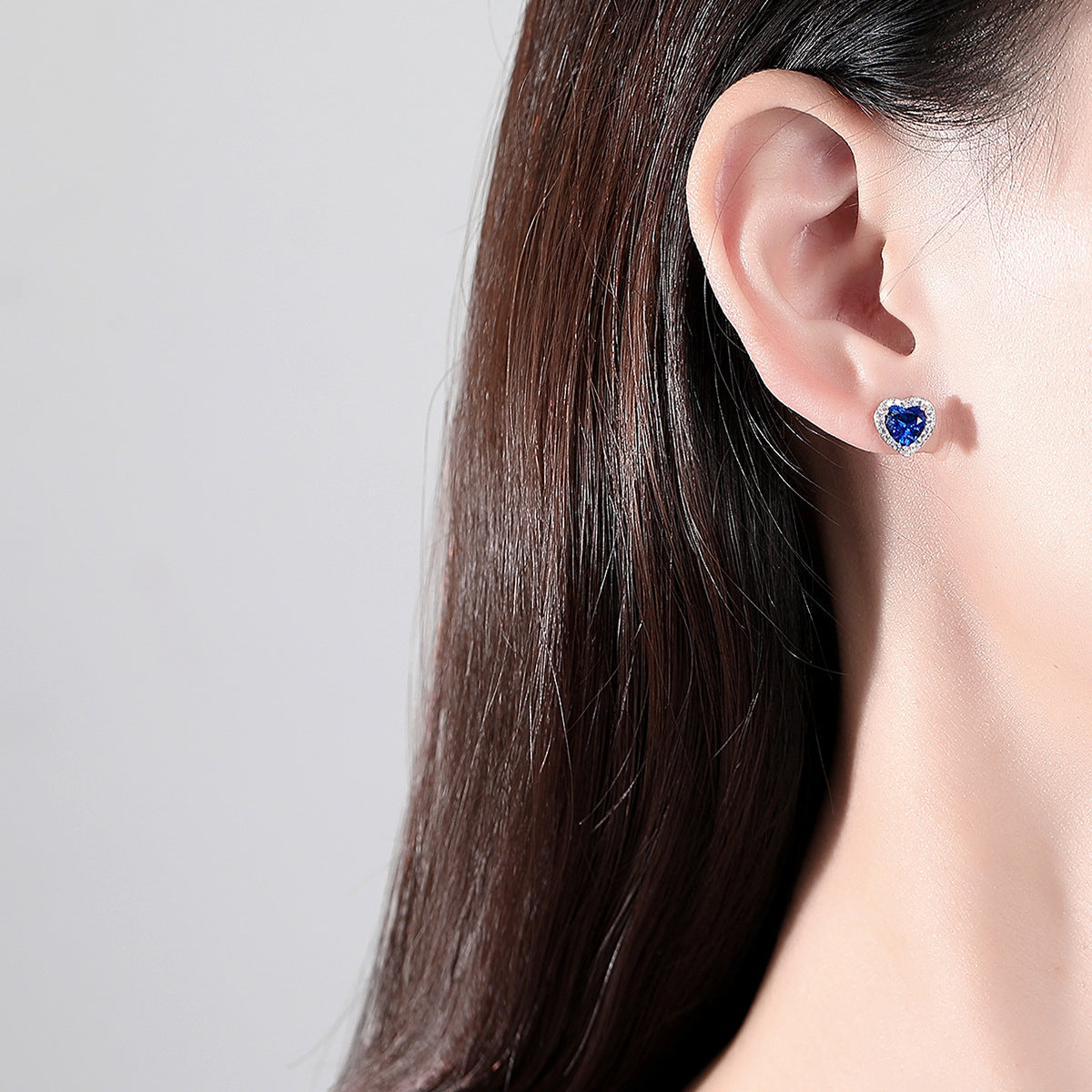 Boucles d'oreilles de niche minimalistes en cuivre pour femme, style coréen, cœur