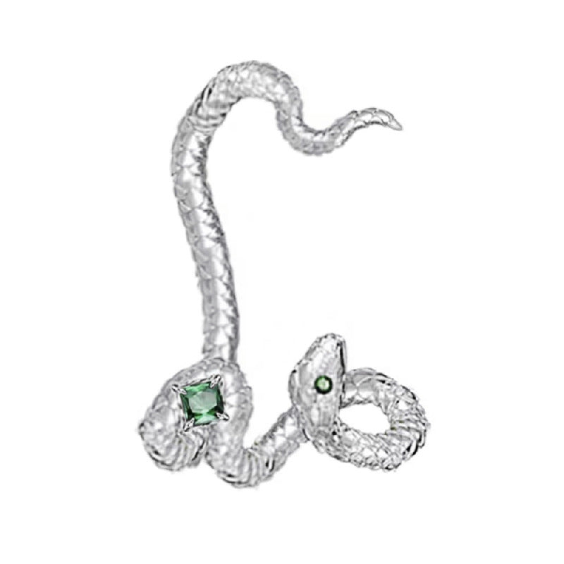 Women's Niche Design Snake-shaped High-grade Earless Unique Bone Clips Simulated Snakes Ear Clip