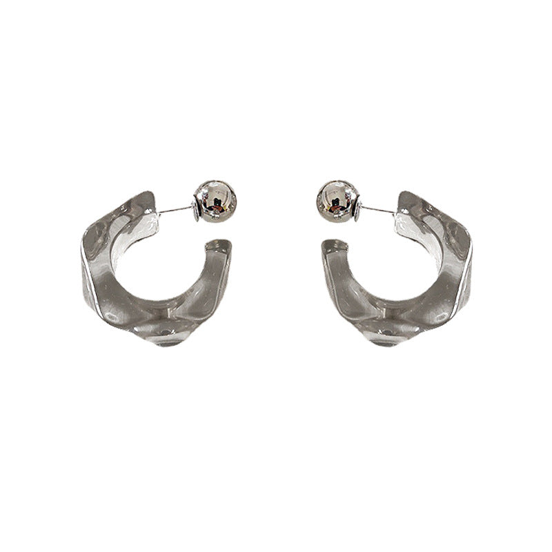 Boucles d'oreilles en forme d'aiguille en acrylique pour femmes, boucles d'oreilles tendance pour jeunes