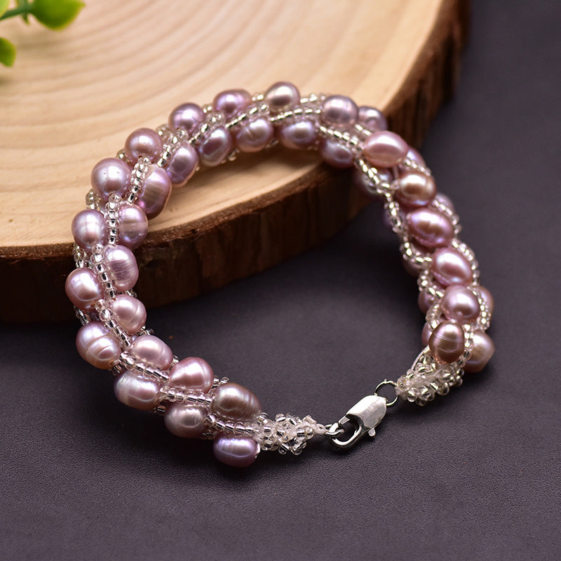 Pearl Natural Design Light Luxury Minority High-grade Bracelets