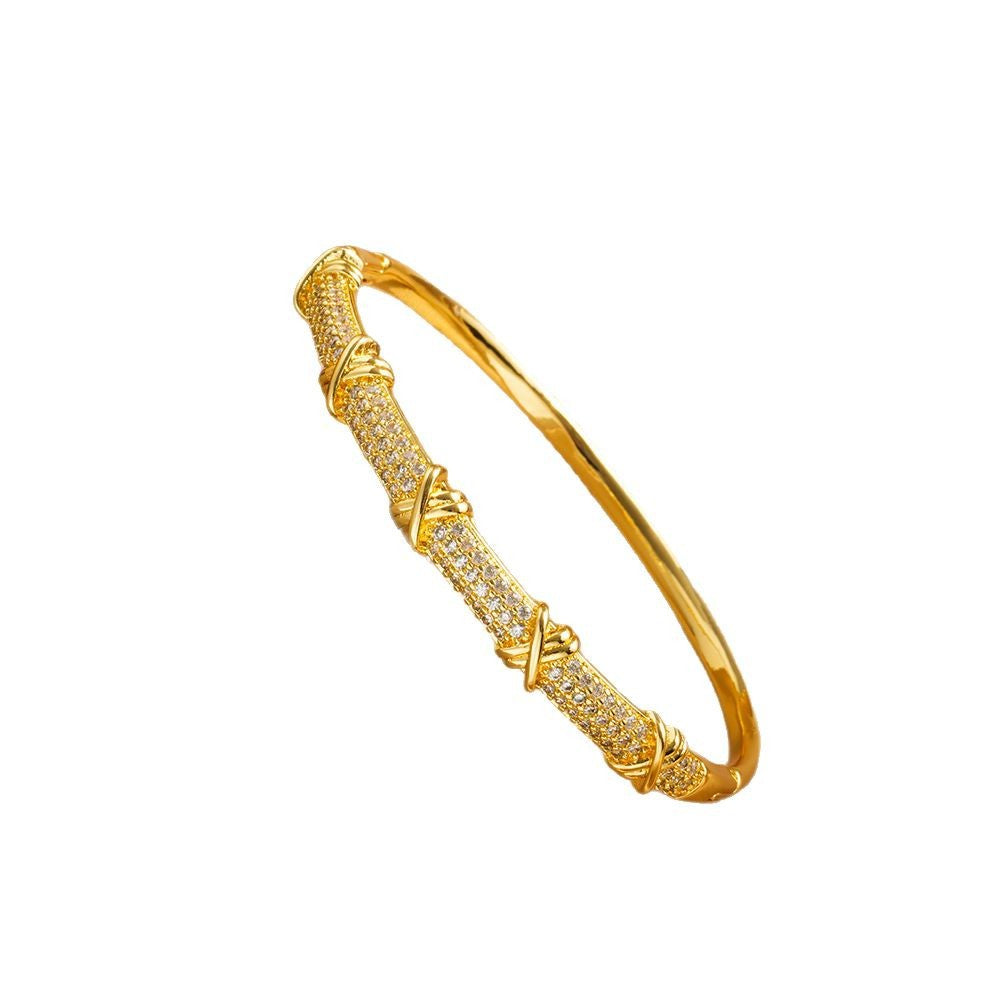 Zircon Female Fashion Simple Exquisite High Bracelet