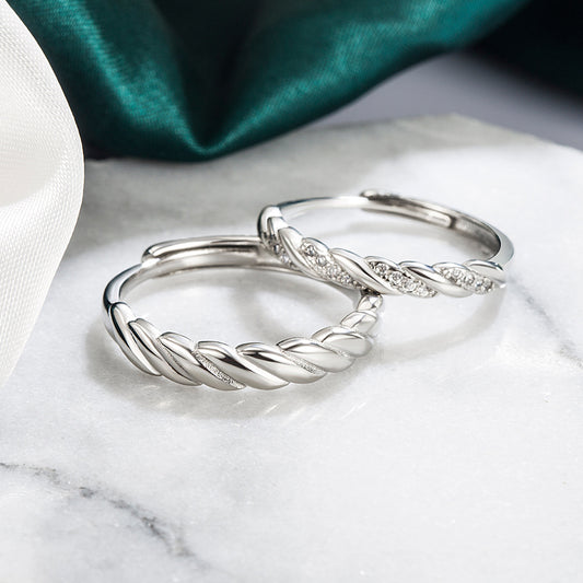 Women's & Men's & Pair Of Style Mobius Strip Simple Fashion Rings