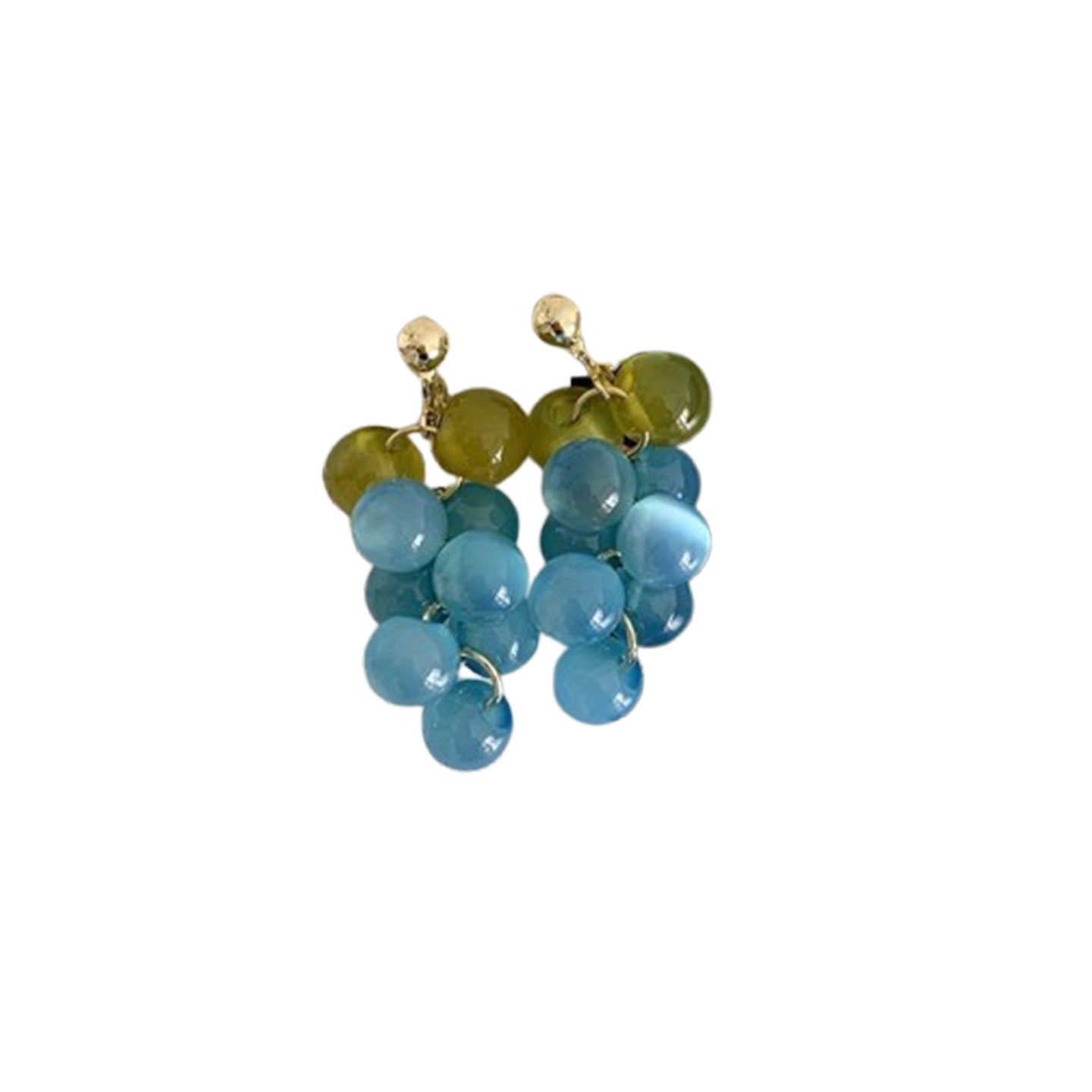 Grape Beaded Light Luxury Minority High Sense Exquisite Refined Rings