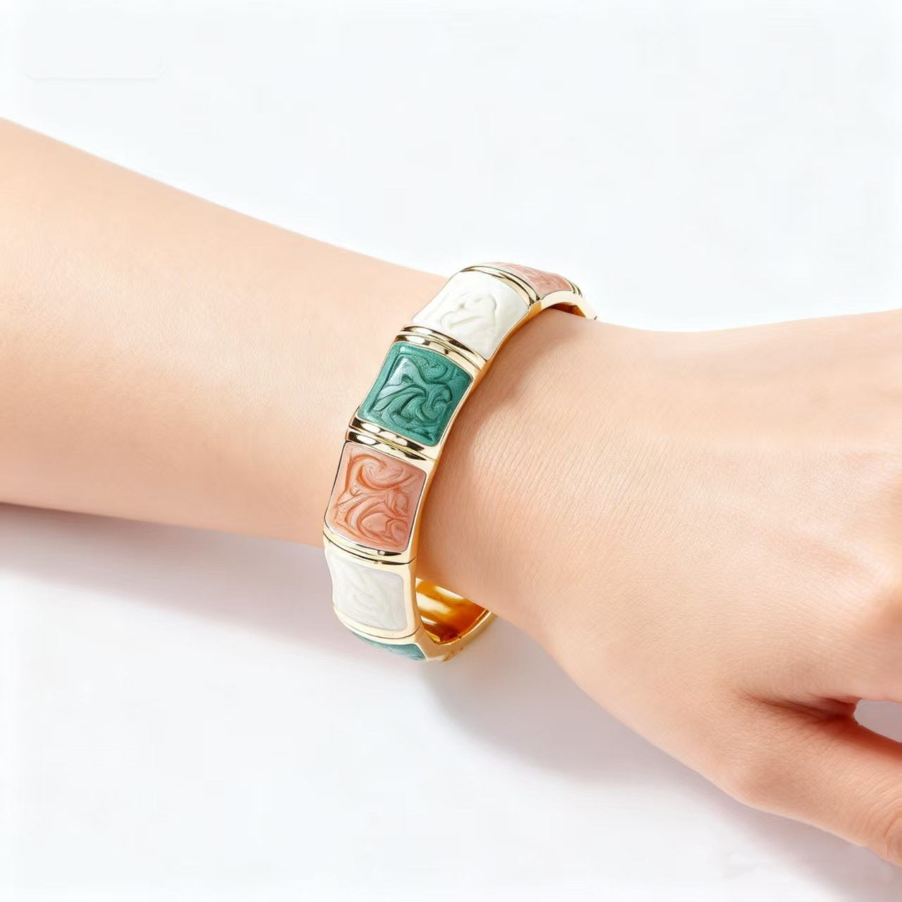 Knot Creative Retro Enamel Drip Glazed High Sense Stylish Bracelet