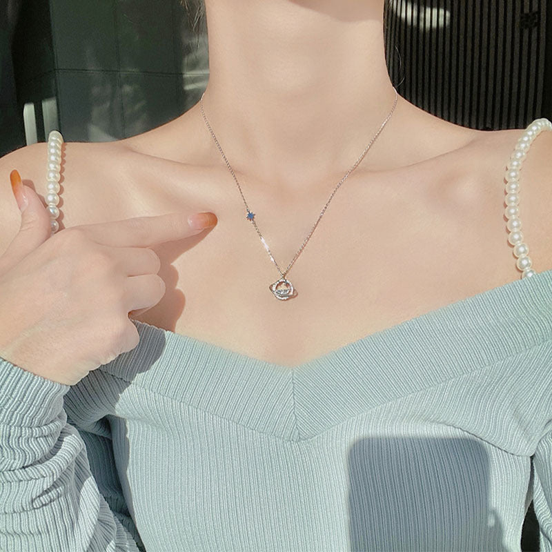 River Universe Female Design Fresh Clavicle Chain Girlfriend Necklaces