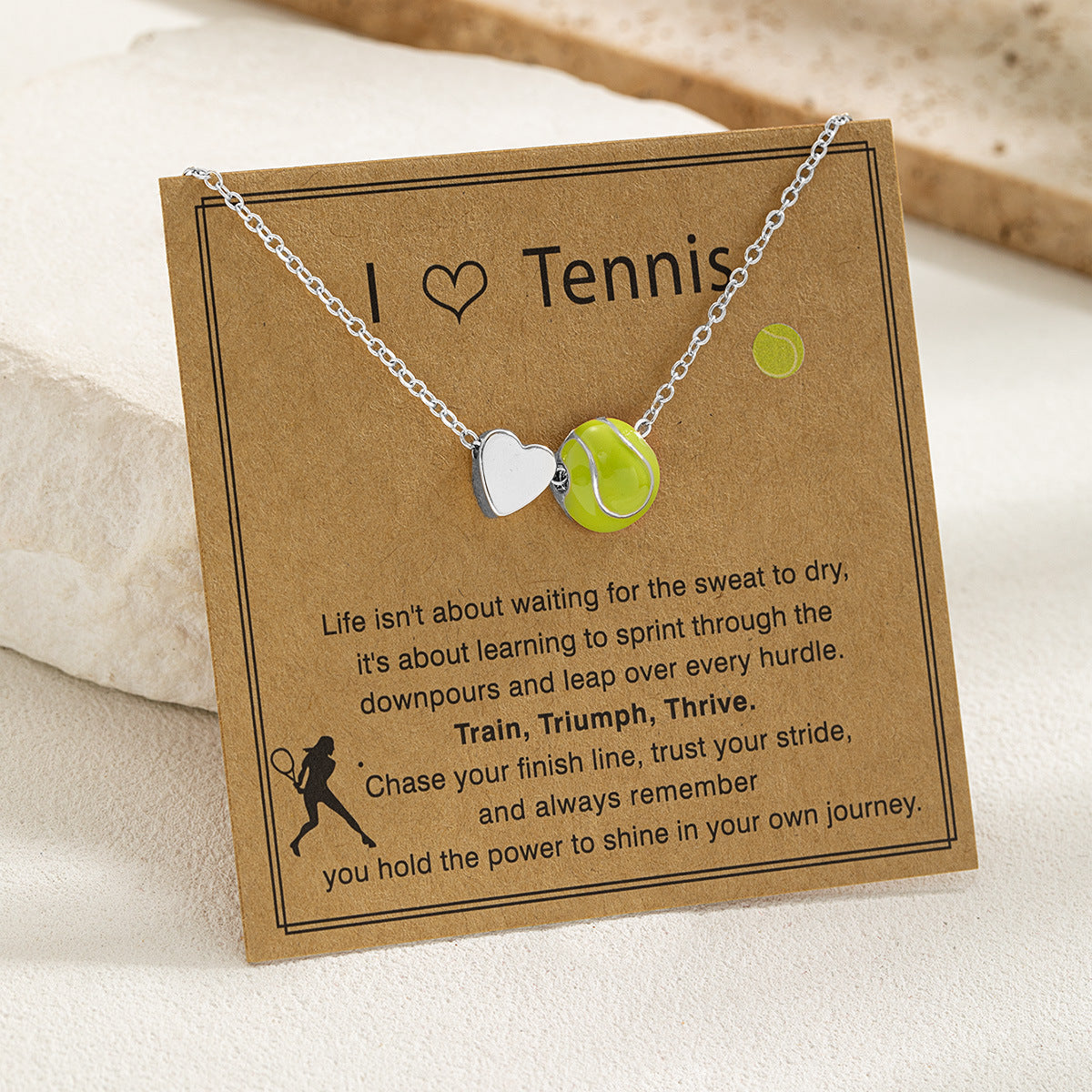 Sports Style Card Alloy Love Cross Basketball Necklaces