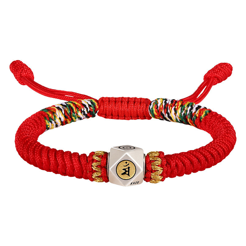 Bracelets de transport tissés pour hommes, taille nœud Jin Gang