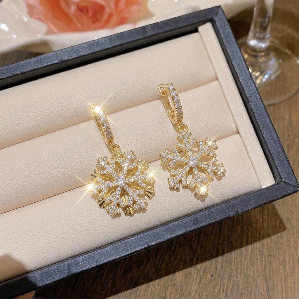 Rotating Degree Rotation Heart-shaped Zircon Clavicle Rings