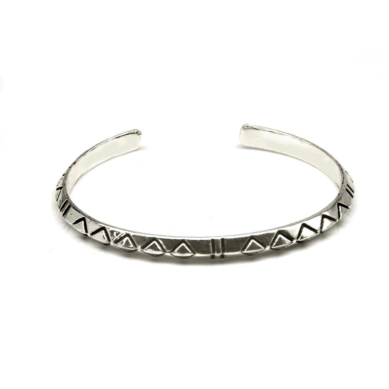 Vine Five-pointed Star Cross Dark Pattern Bracelet