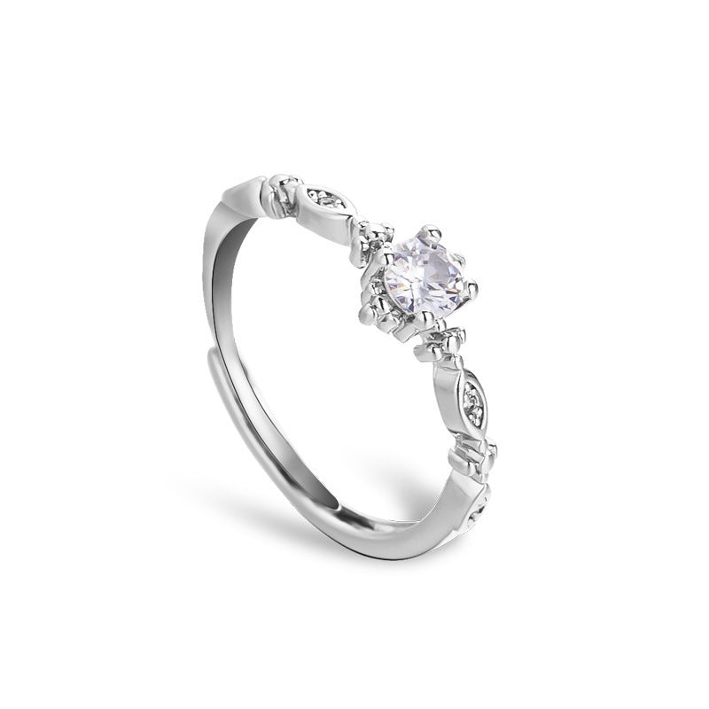 Women's & Men's Design High Sense Opening Valentine's Day Ring
