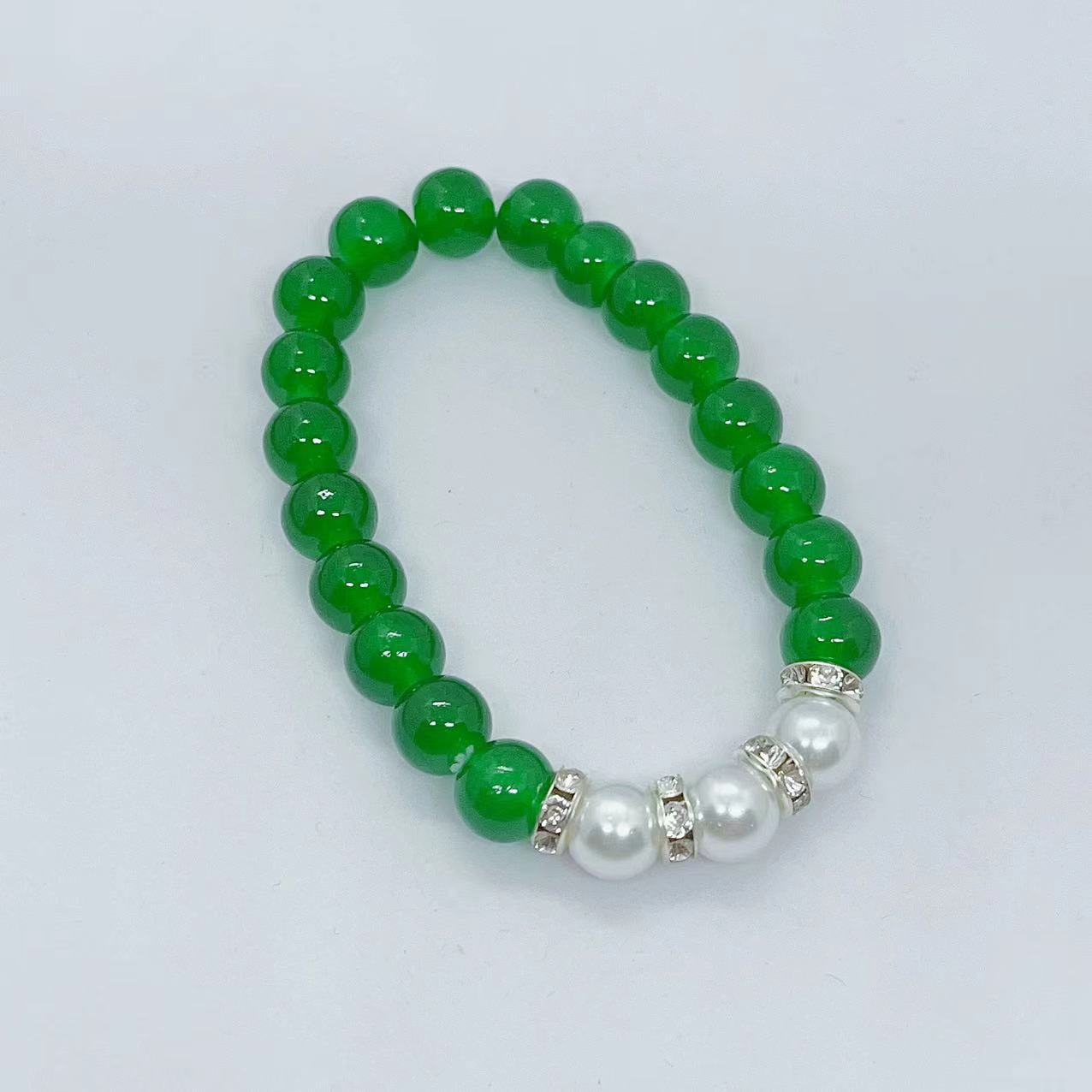 Three-piece Emerald Mother's Day Gift Live Broadcast Jewelry Set