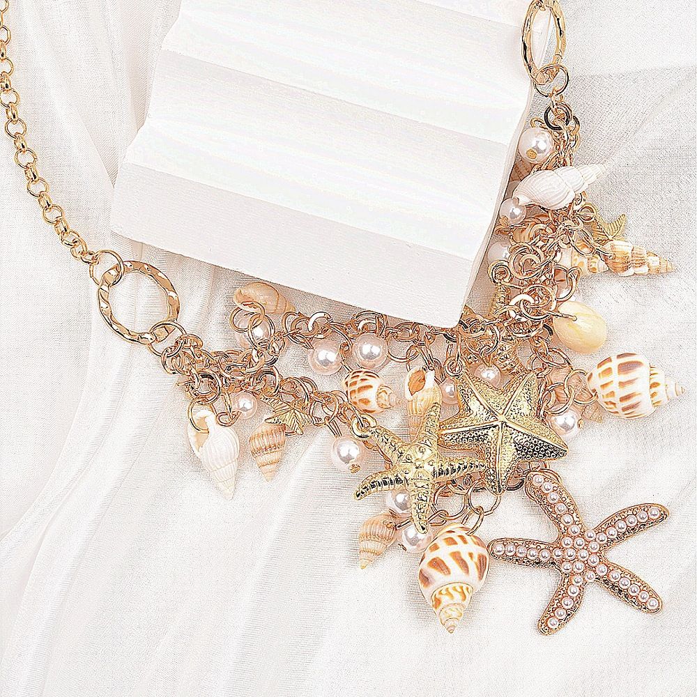 Starfish Bohemian Summer Wind Beach Conch Shell Bracelets