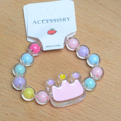 Children's Candy Princess Jelly Color Beaded Cute Bracelets