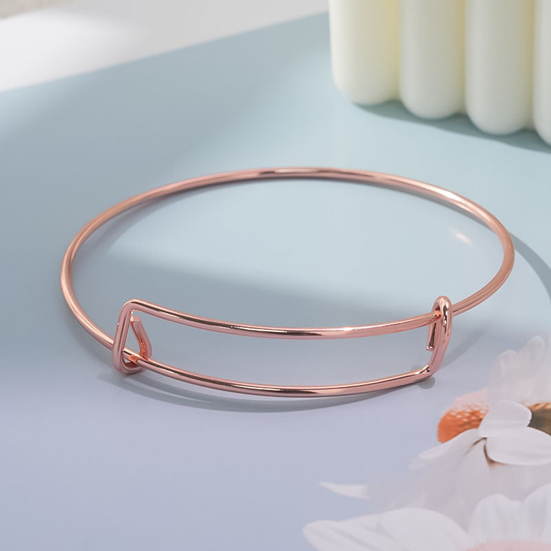 Push Pull Movable Adjustable Female Steel Bracelets