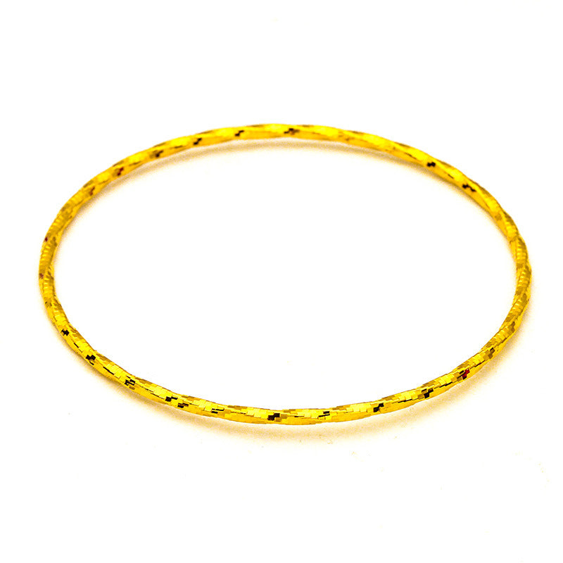 Women's Placer Gold Touch Fine Style Thunder Bracelet