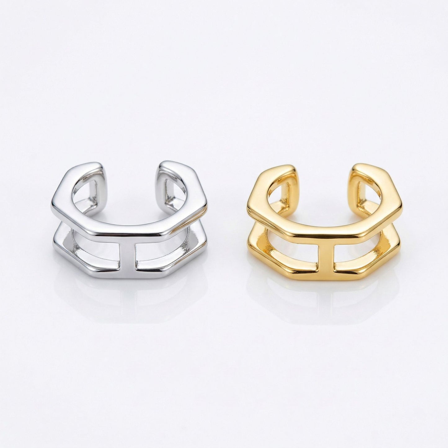 Copper Micro Inlaid Zircon Shaped Exquisite Versatile Without Ear Clip