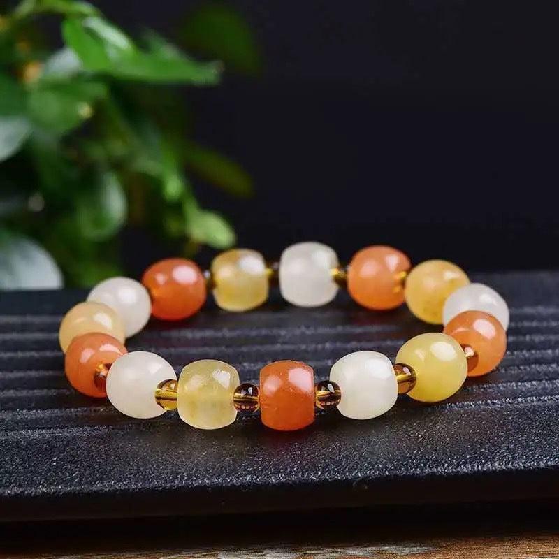 Natural Jade Bamboo Ornament Live Broadcast Bracelets