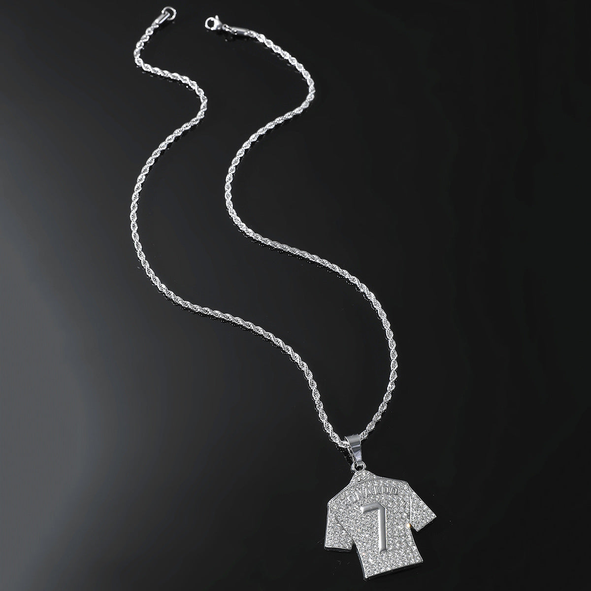 Men's Hip Hop Cool Trendy Jersey Pendant Necklaces