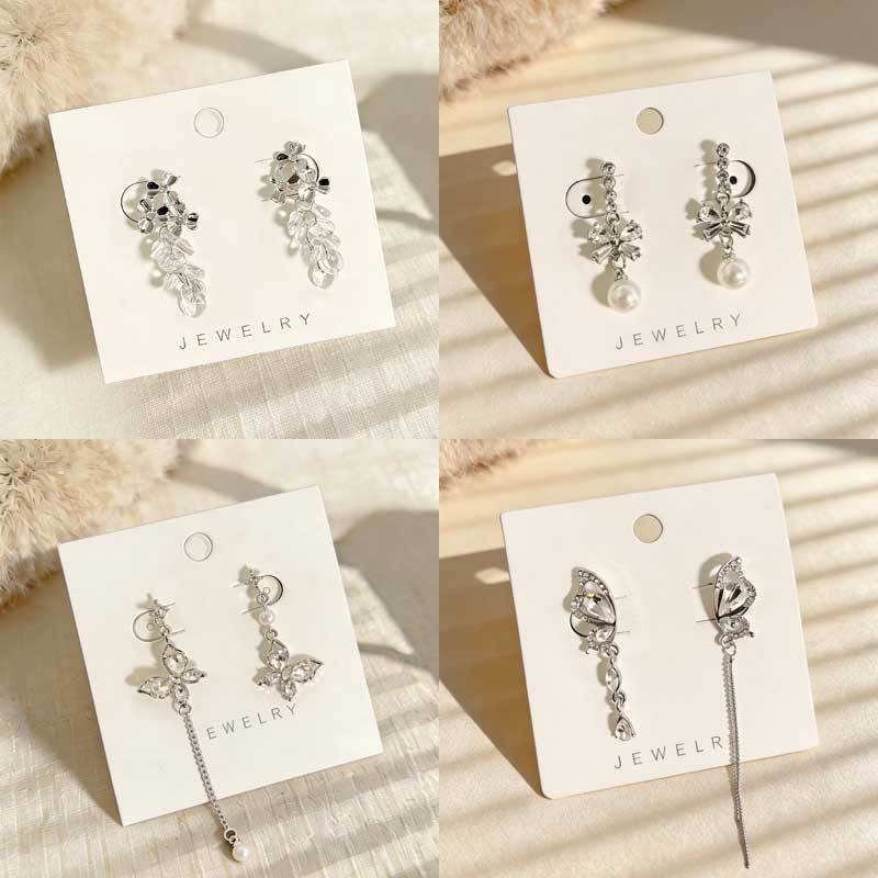 Zircon Tassel Special Interest Light Luxury Elegant No Piercing Required Ear Clip