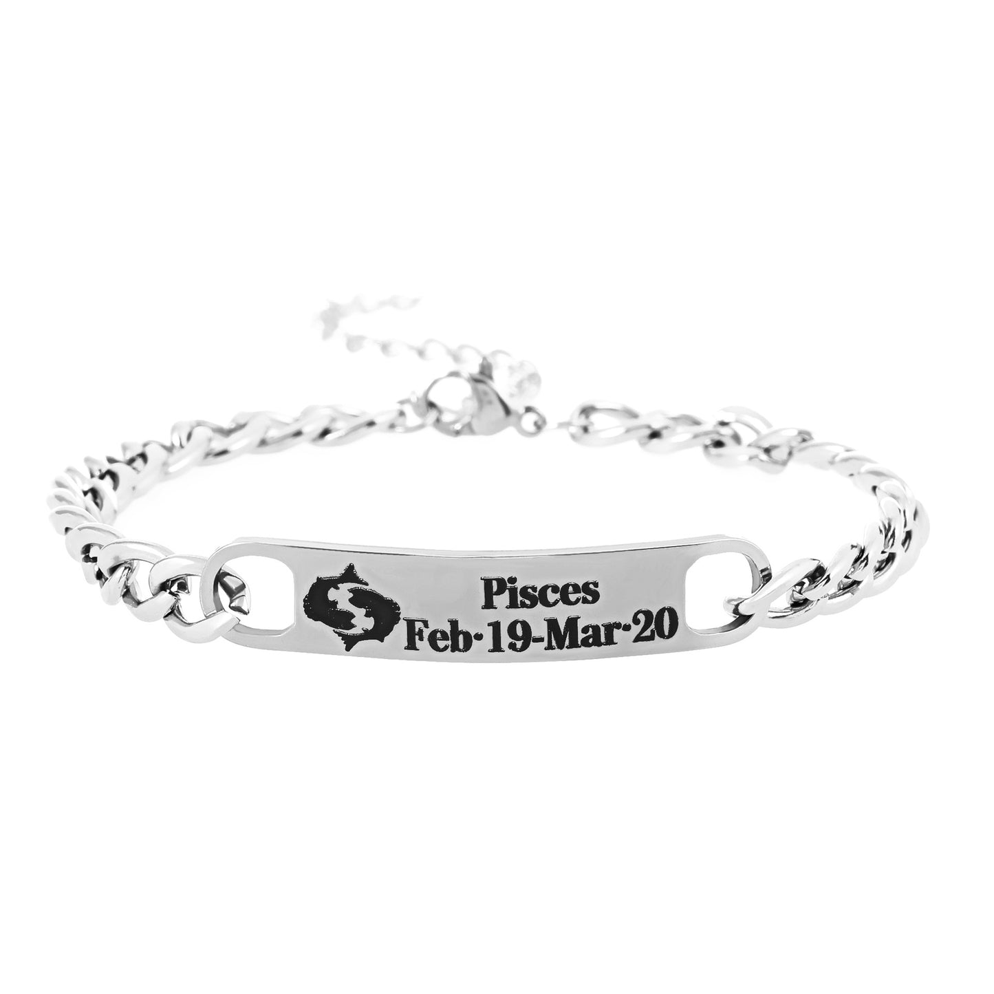 Men's Stainless Steel Twee Constellation Lovers Wild Bracelets