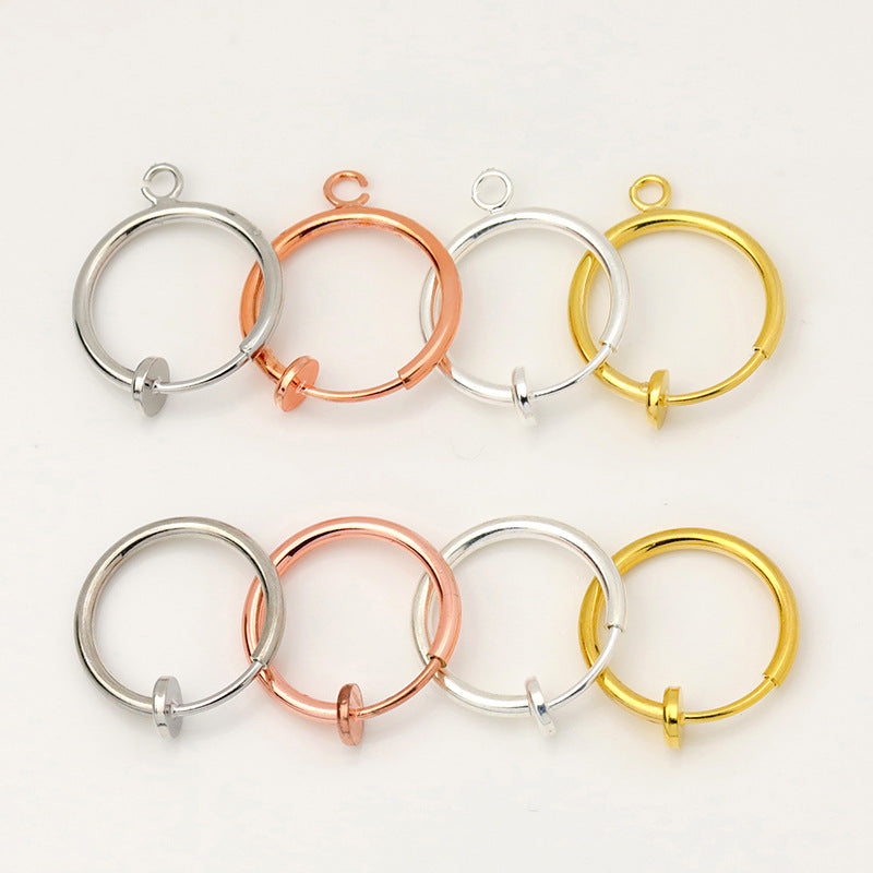 Korean Style Circle Personalized Simple Round Ear Clip