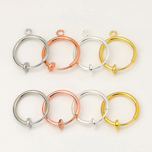Korean Style Circle Personalized Simple Round Ear Clip