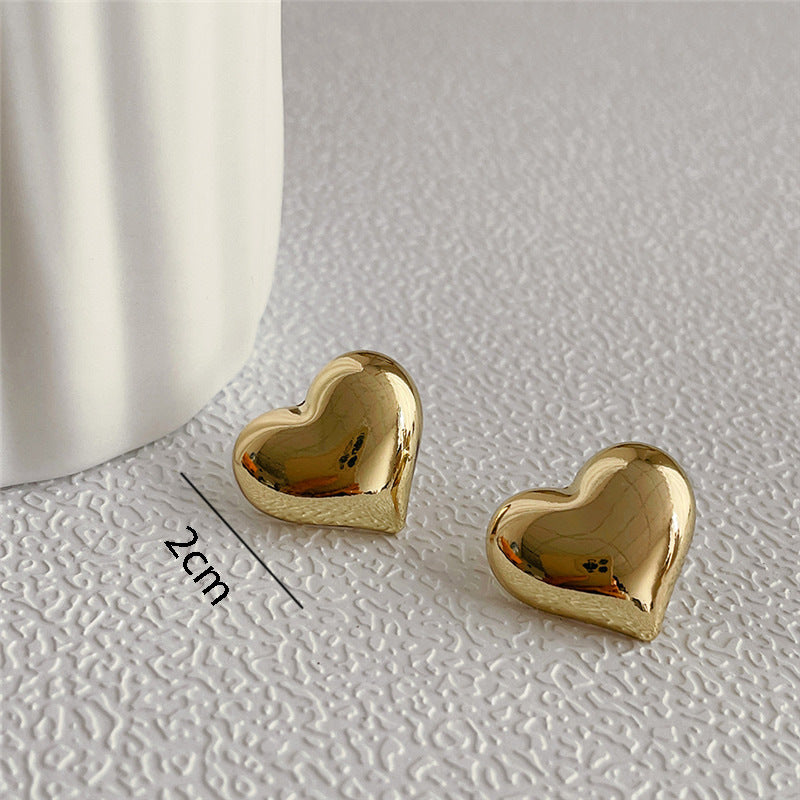 Women's Needle Vintage Fashion Personality Metal Heart-shaped Rings