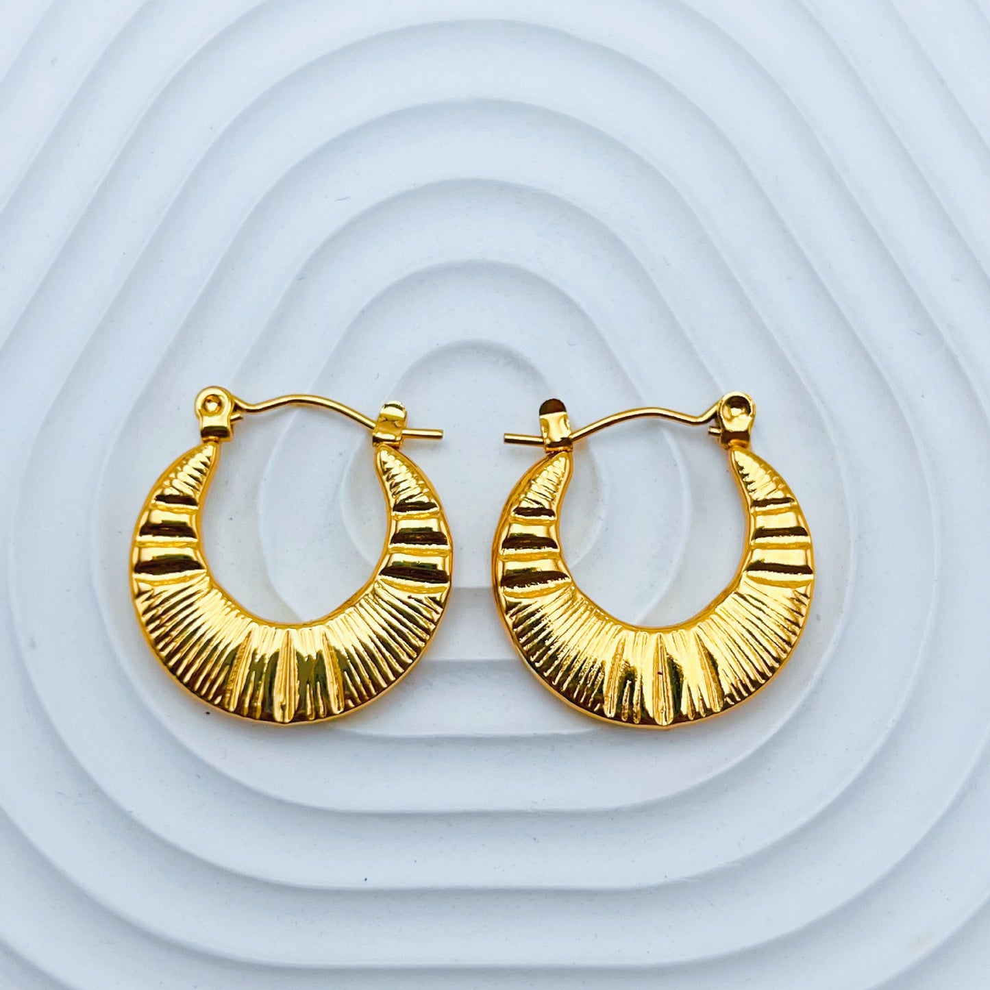 Tassel Ear Clip Female Stainless Steel Niche Exaggerated Earrings