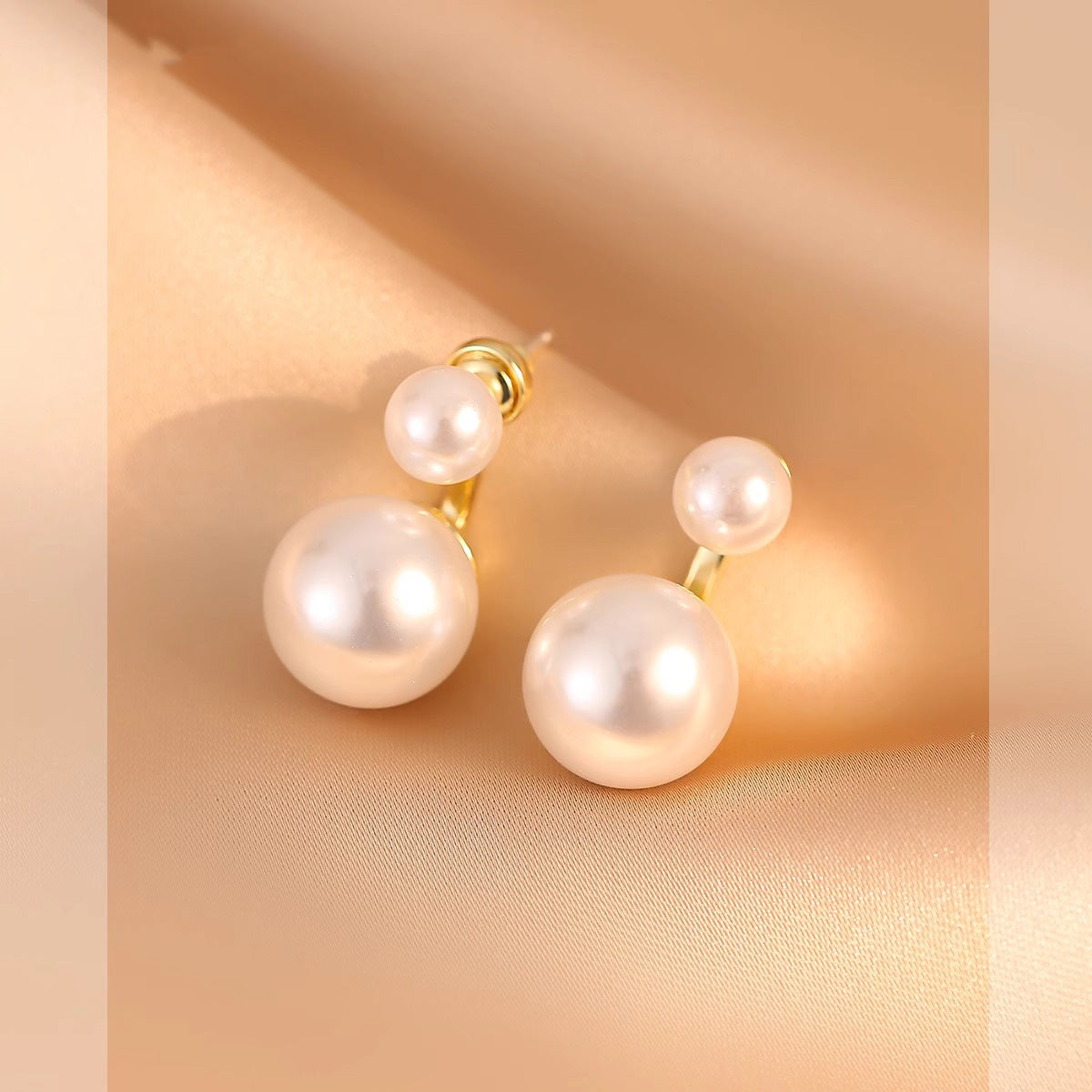 Women's Lux Pearl For Trendy Niche High-grade Refined Stud Earrings