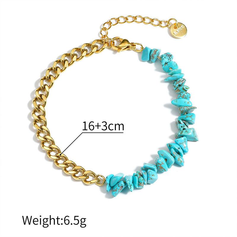 Steel Gravel Ornament Female Niche Stainless Bracelets