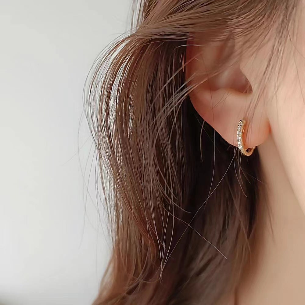 Simple Commute Shaped Semicircle High-grade No Pierced Ear Clip