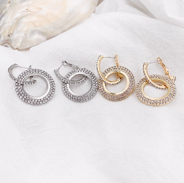 Korean Style Graceful Geometric Circle Full Rings