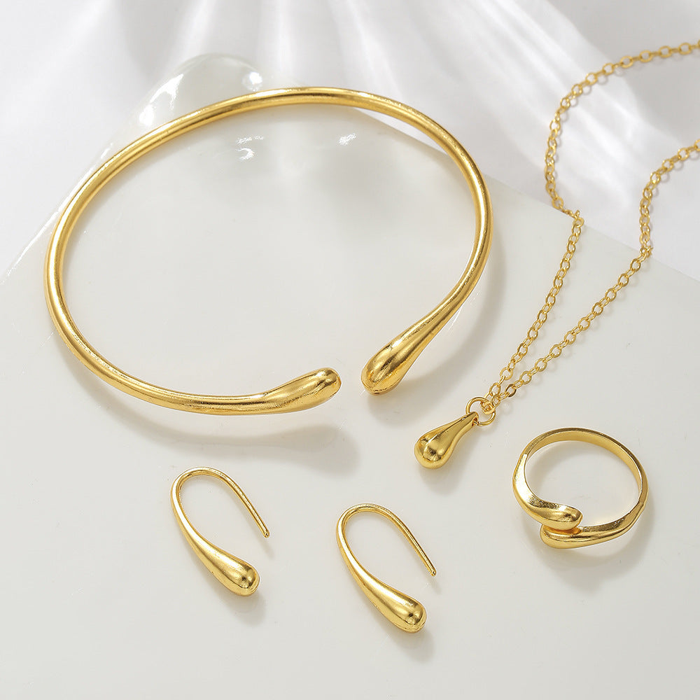 Innovative Exquisite Water Drop Eardrops Large Bracelets