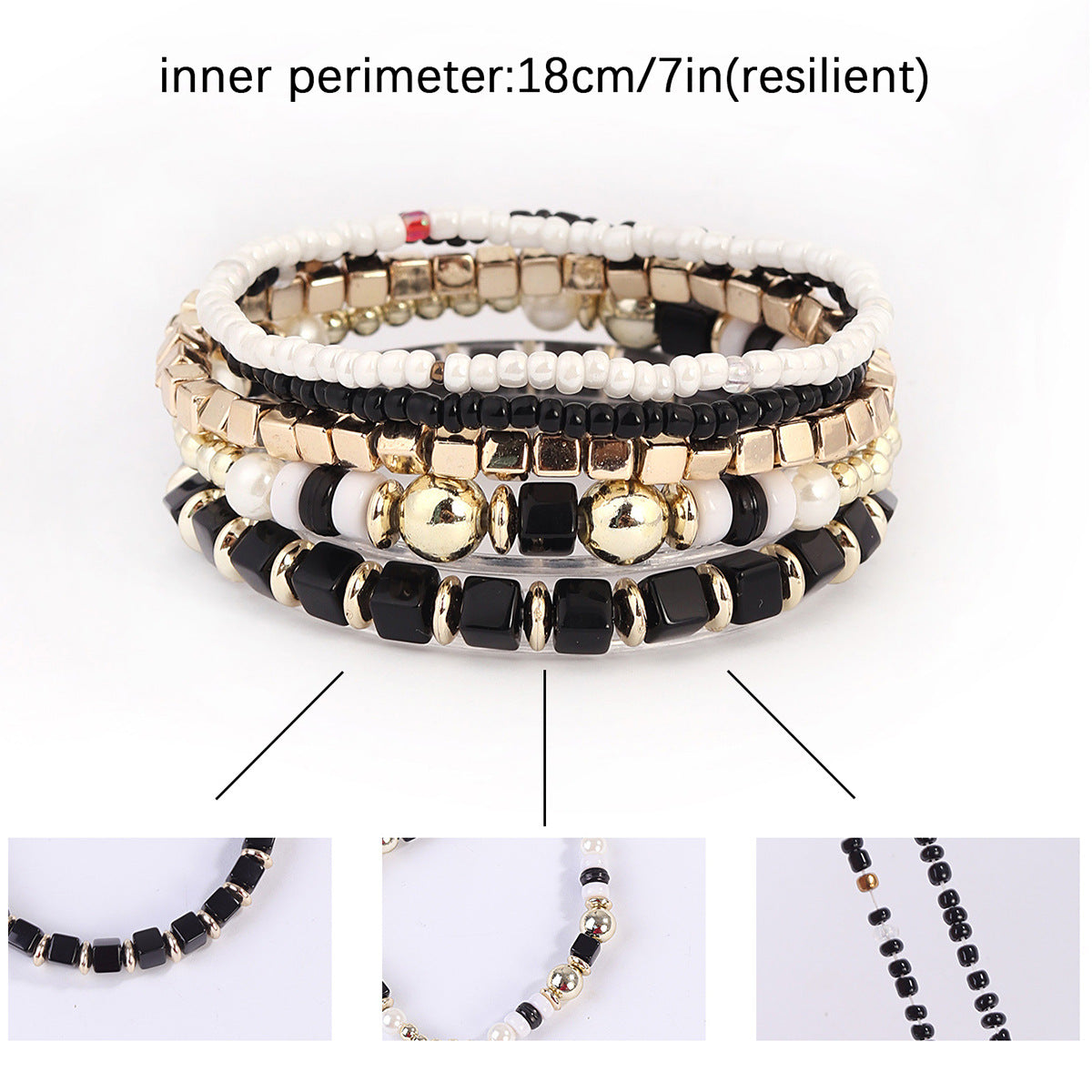 Chinese Style Beads Stringed Temperamental Minority Bracelet